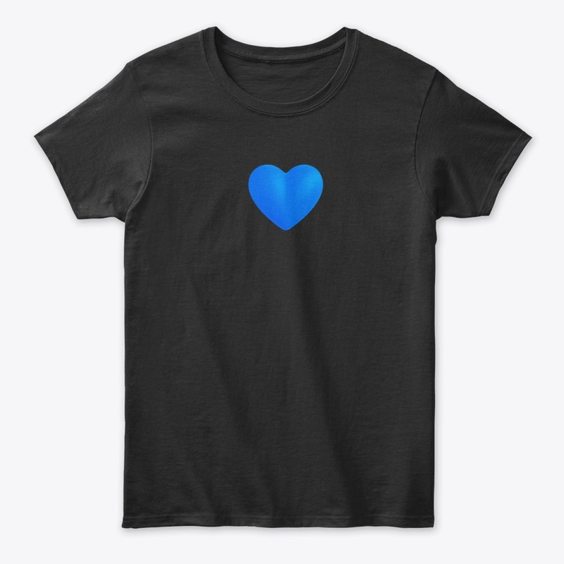 Blue Heart Shirt