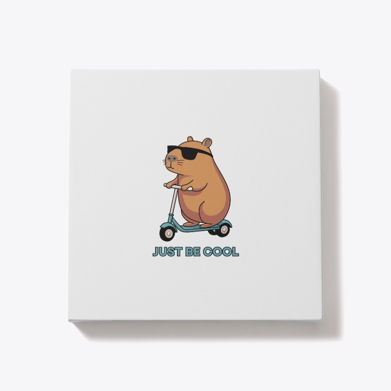 apybara Lazy Day Circle Sticker