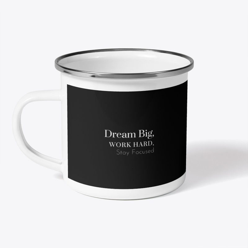 Work Hard, Focused Motivational Quote