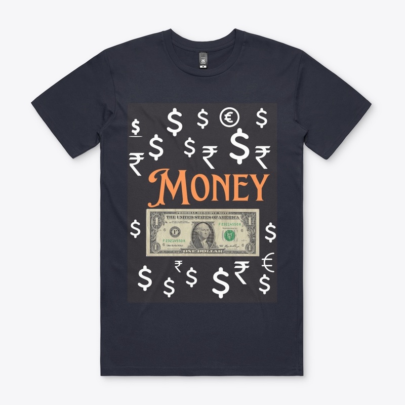 "Money " Printed T-shirts