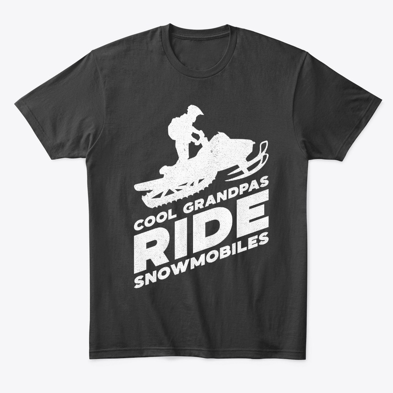 Cool Grandpas Ride Snowmobiles