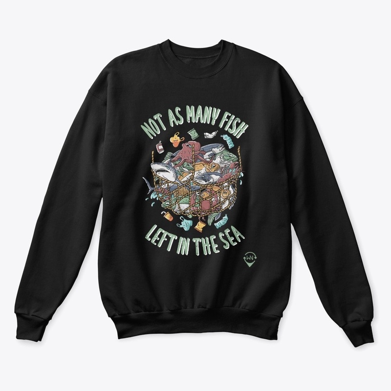 NOT AS MANY FISH LEFT IN THE SEA (black)