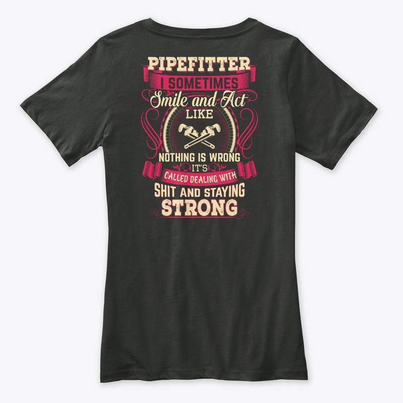 Strong Female pipefitter