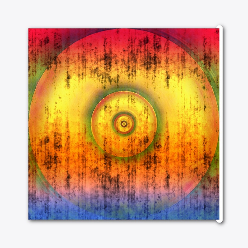 Autumn Colors Circular Pattern Abstract
