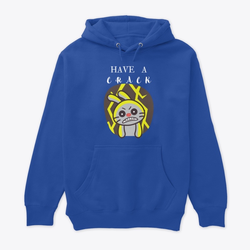 Angry Easter Bunny - Have a crack White