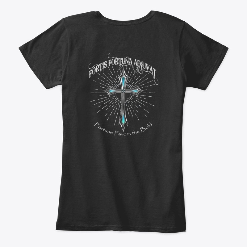 Fortis Fortuna Adiuvat - Metal Cross