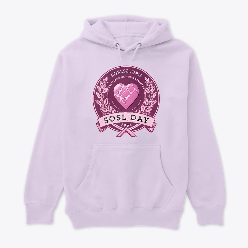 SOSL day hoodie V1 in rosewine