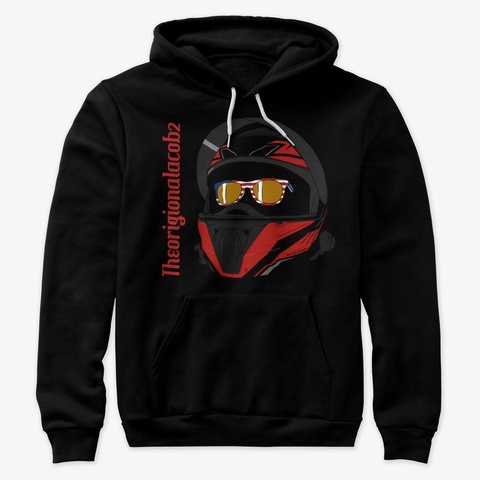 Helmet And Glasses Black Maglietta Front