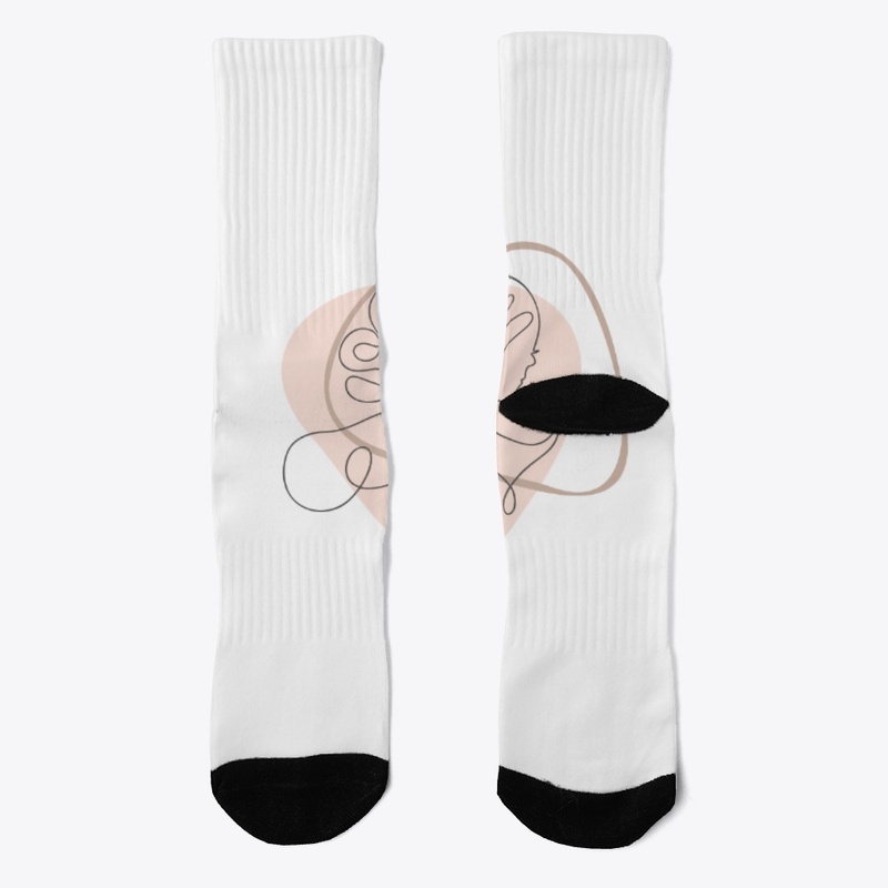 Minimal, Abstract Lady Line