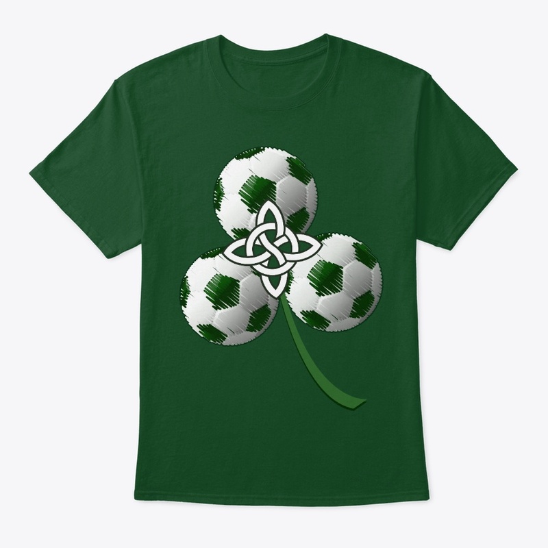Soccer Ball Celtic Knot St Patricks Gift