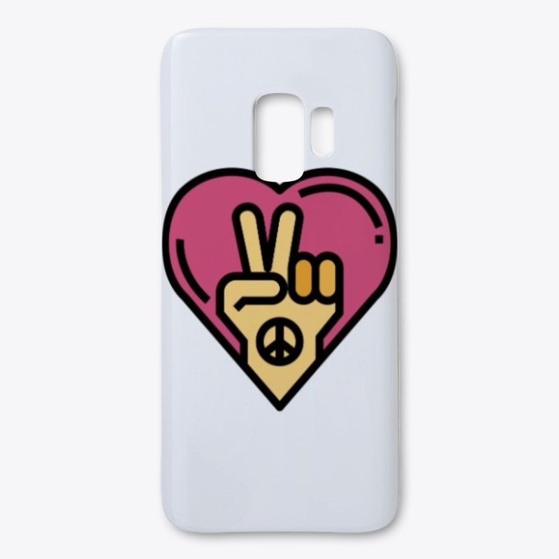 Heart and Peace Sign