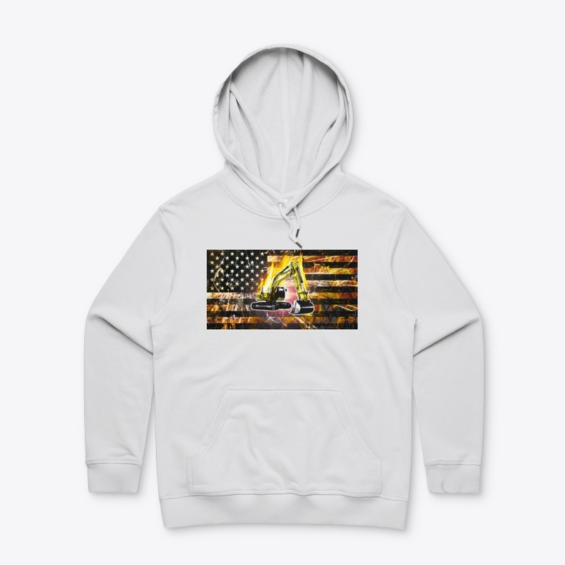 Excavator Flag Sparks