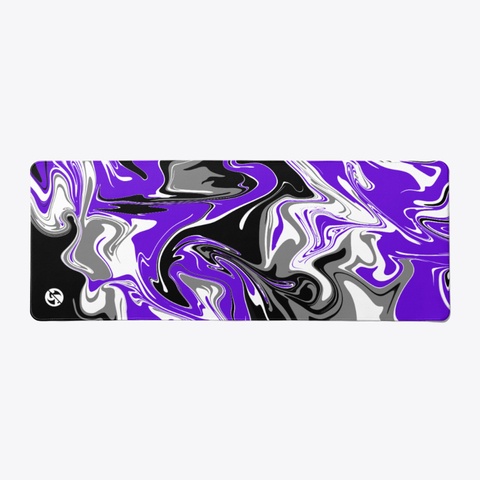 Desk Mat   Nebula White T-Shirt Front