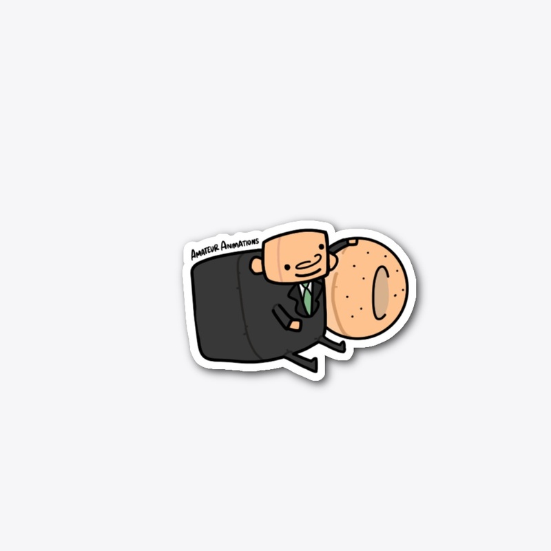 Ramon Bagel Sticker