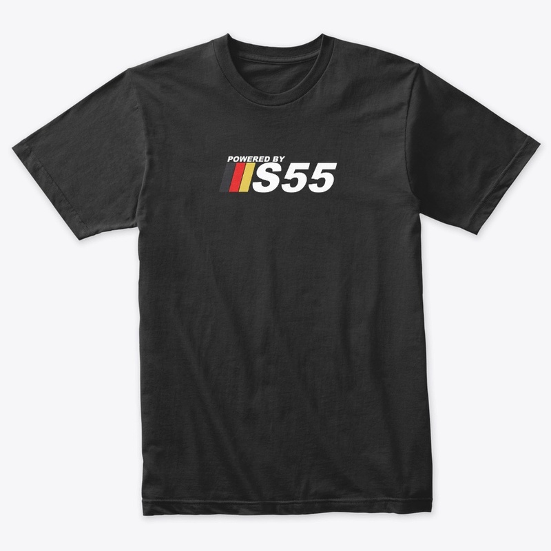 Powered By S55 (German White Design)