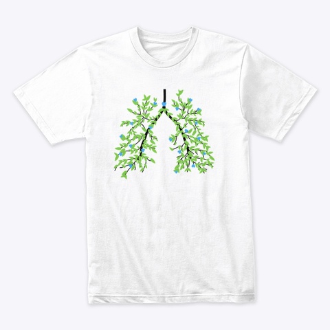 Fresh Breath White Camiseta Front