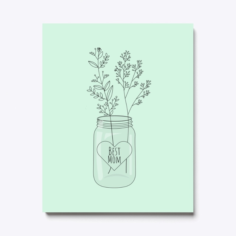 Flower Jar Illustration