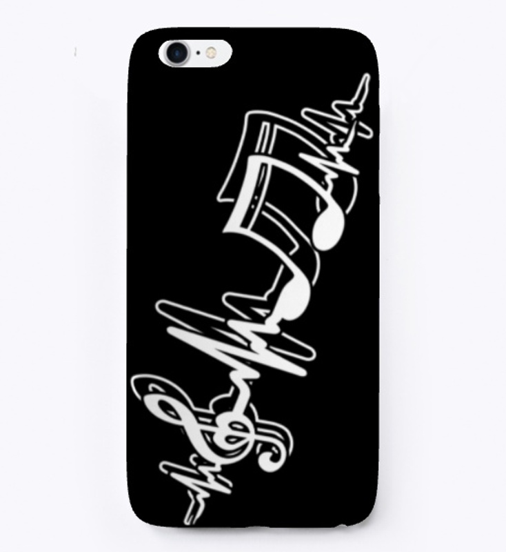 Musical Clef With Soundwave And Notes