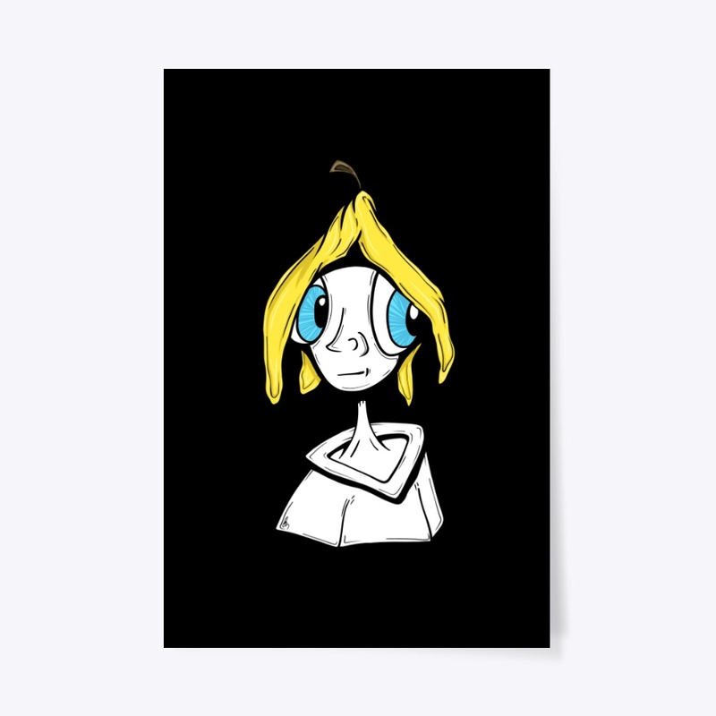 Silly Banana Hat Cartoon