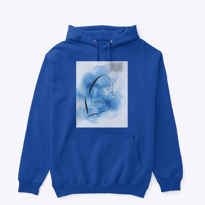 Blue face