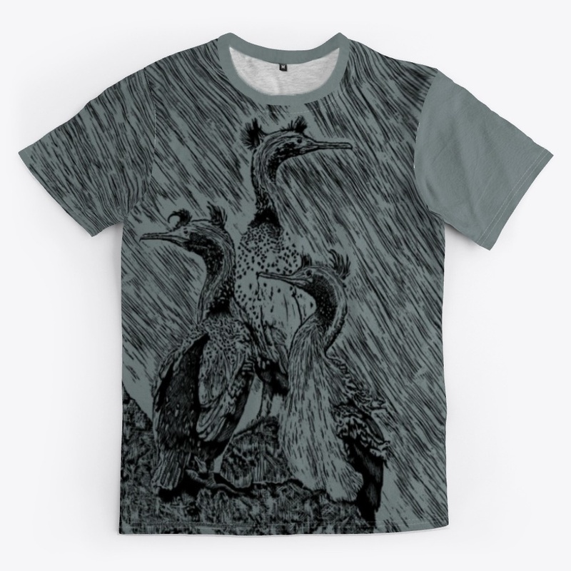 Shags woodblock