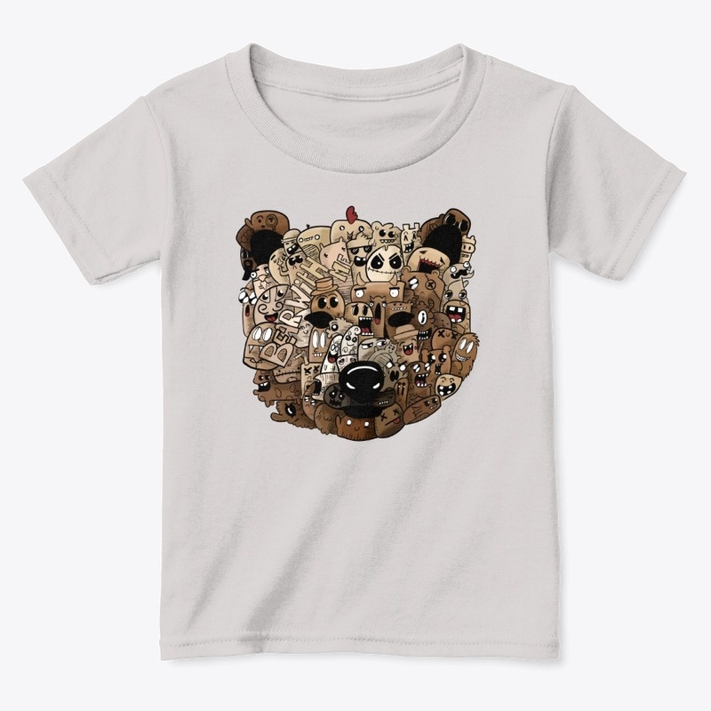 Bear with me: Bear doodle design (Kids)