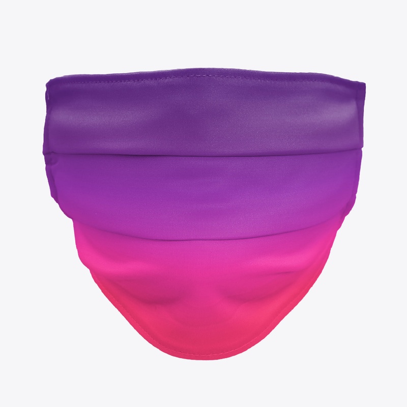 Neon Pink Purple Ombre Design