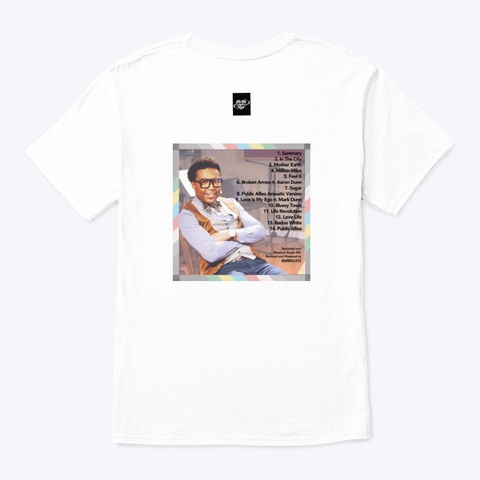 Ego "Album Cover" White Camiseta Back