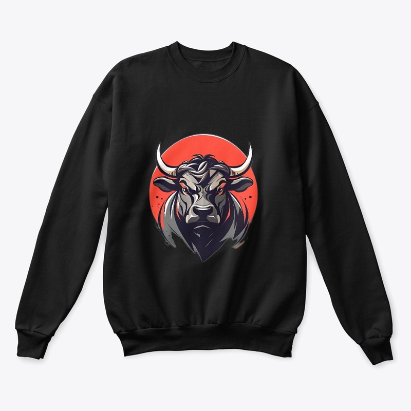 Angry bull printed products