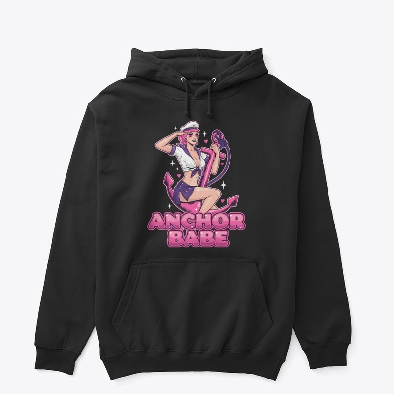 Kawaii Anchor Babe Pastel Goth Art