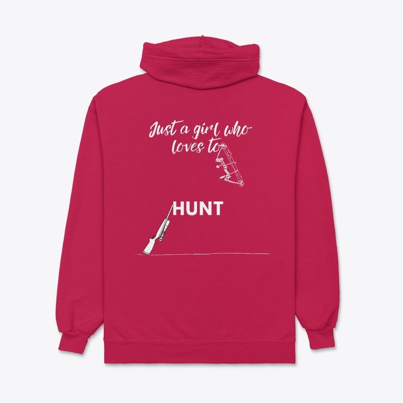 girl likes to hunt