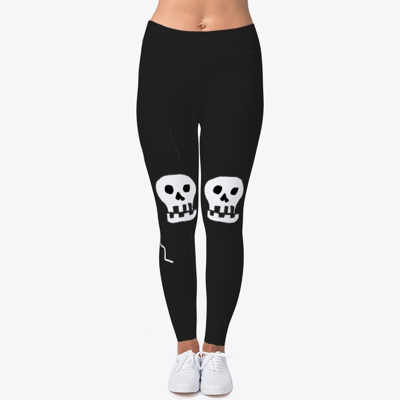 Fiend Trees Black Leggings