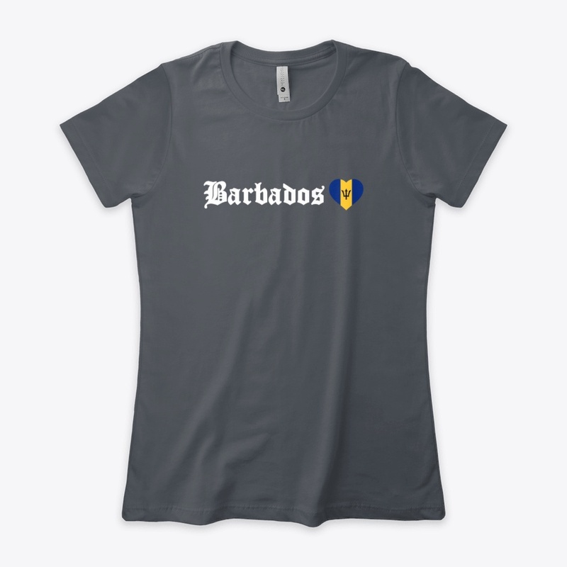 Barbados Blackletter Bajan Flag