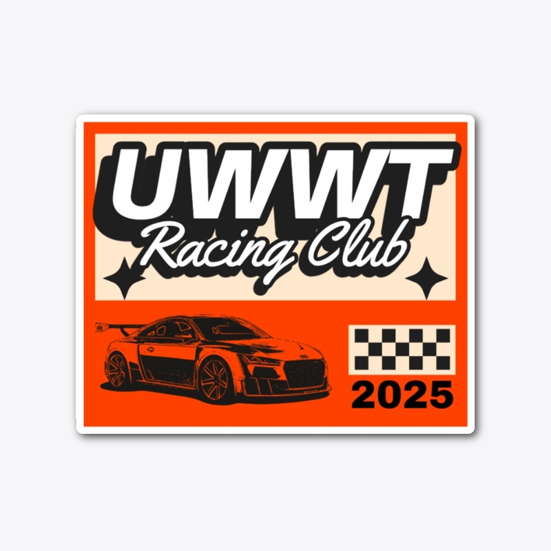 Racing Club Member Sticker