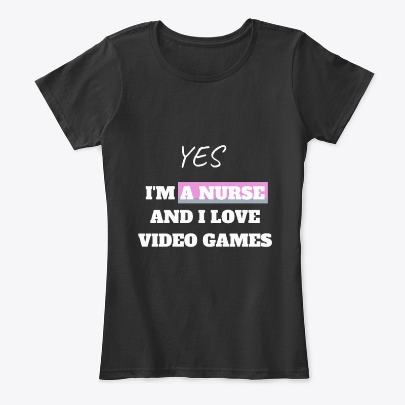 nurse love playing video games T-shirt