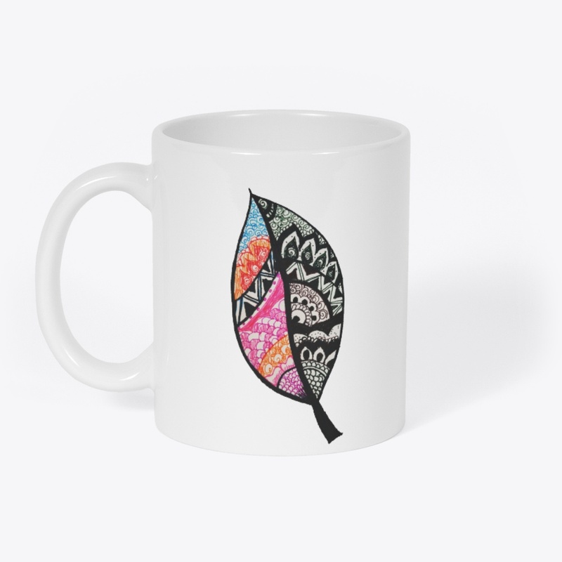 Mandala Art Leaf