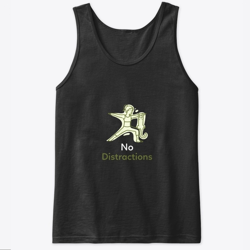 No Distractions w/ Cat tee