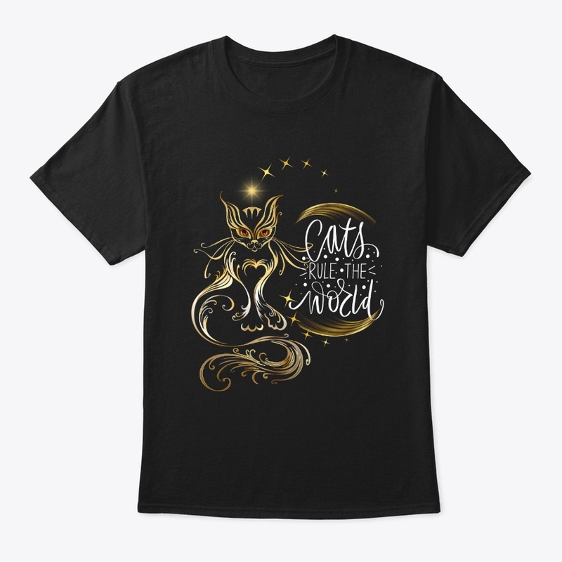 Golden Cats Rules The World Design