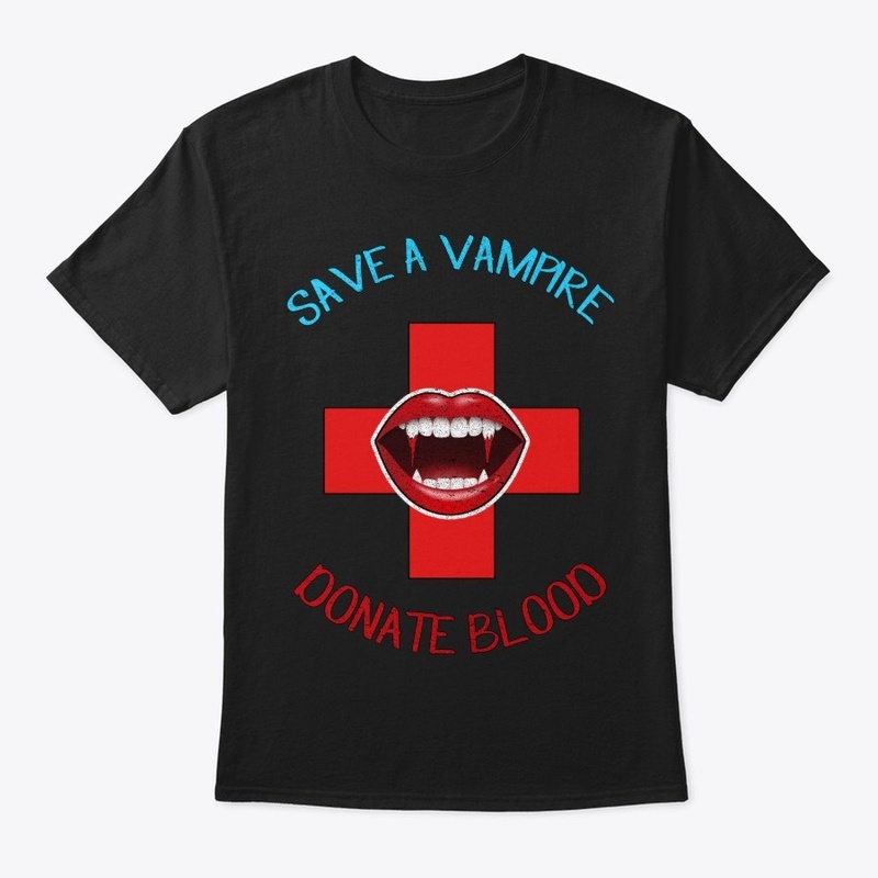 Gift shirt save a vampire donate blood
