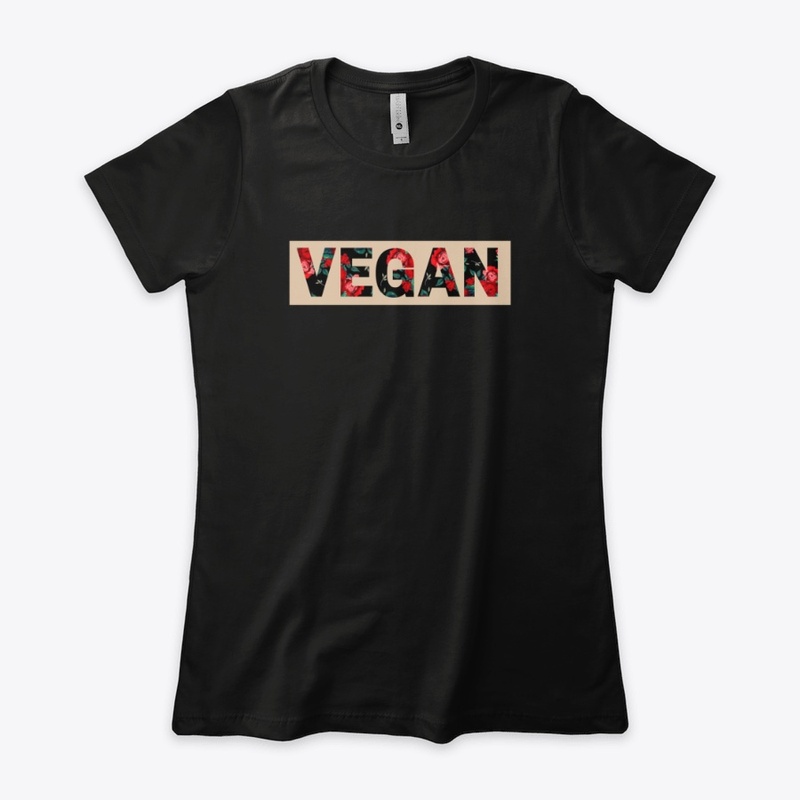 Vegan Rose Print