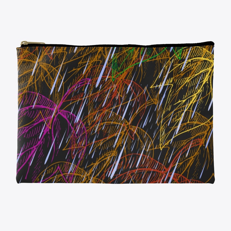 Drenched Fall Leaves