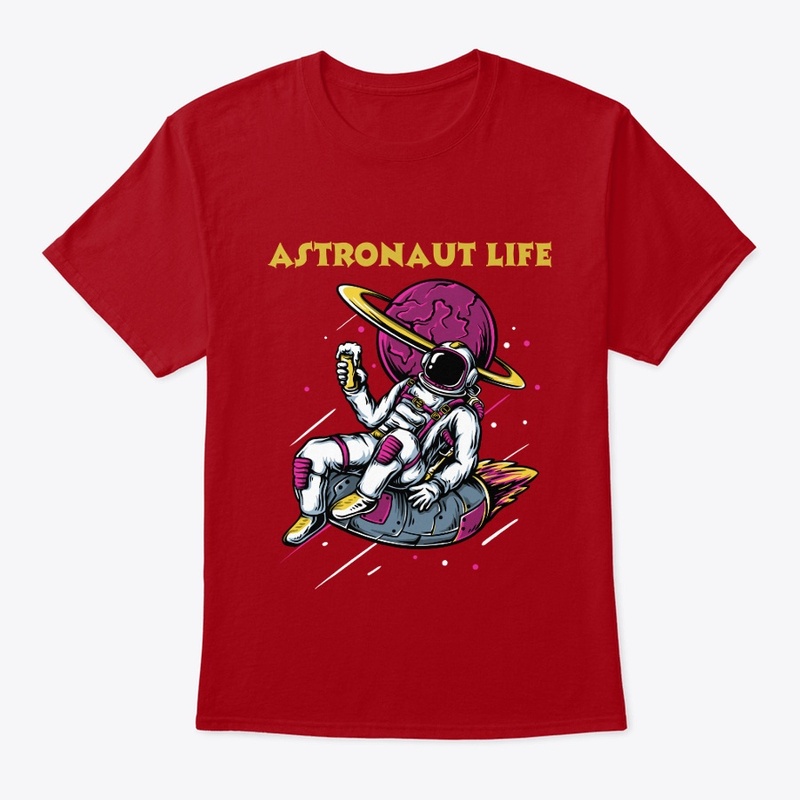 An Astronaut enjoying in the space