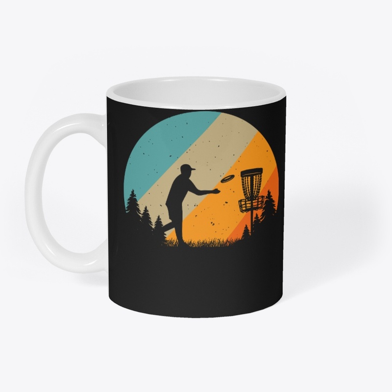 Disc-Golf-Frisbee-Vintage-T-Shirt