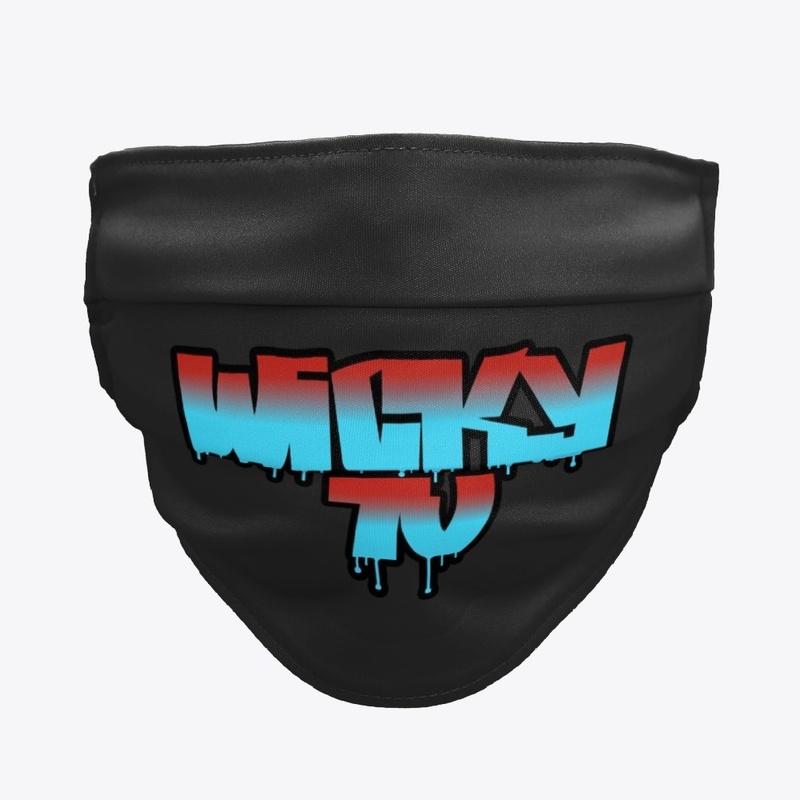 WIcky Face Mask - Red/Blue