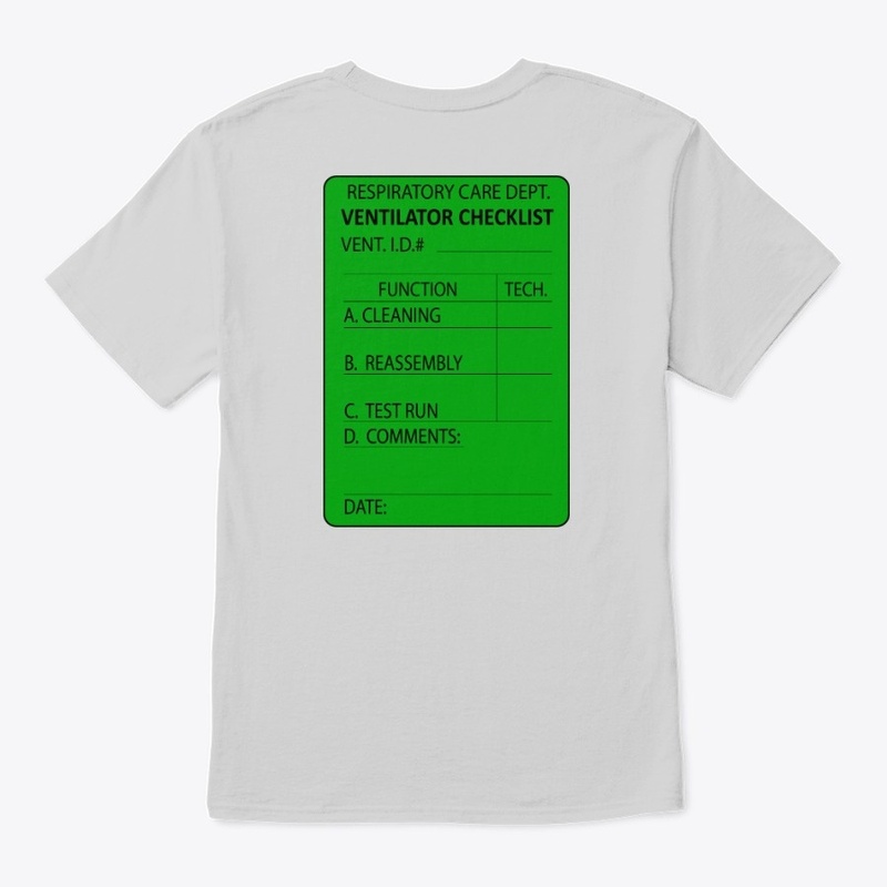 Ventilator Checklist Tees 2 side print