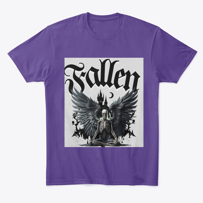 Fallen Skeleton Wings t-shirt