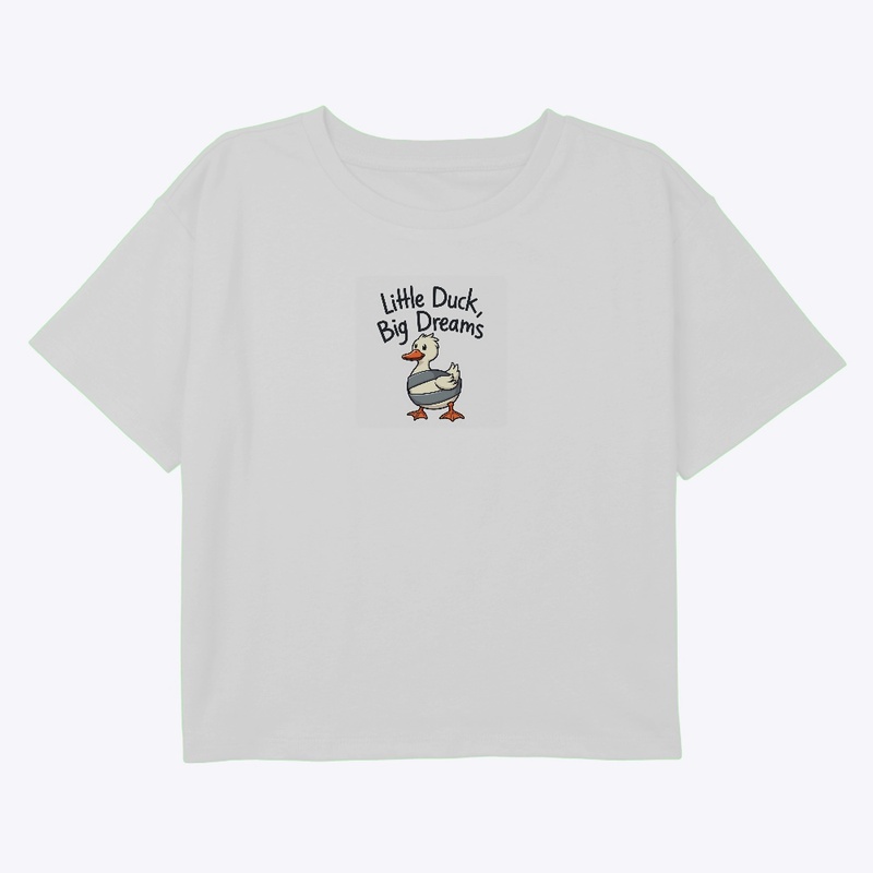 Big Dreams Cute Cartoon Duck T-Shirt