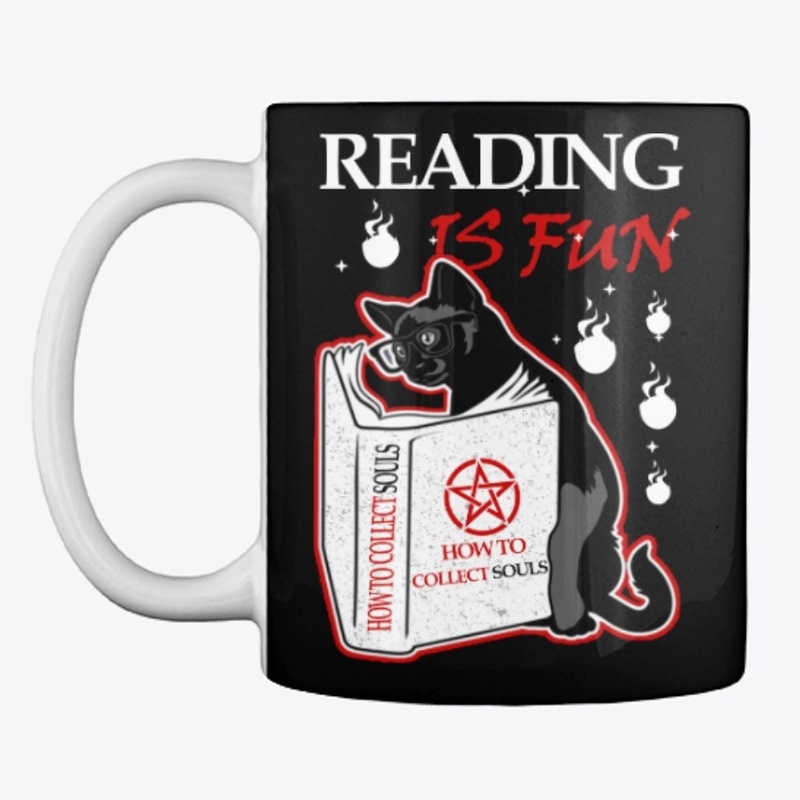 Shirt reading is fun cat lovers reader