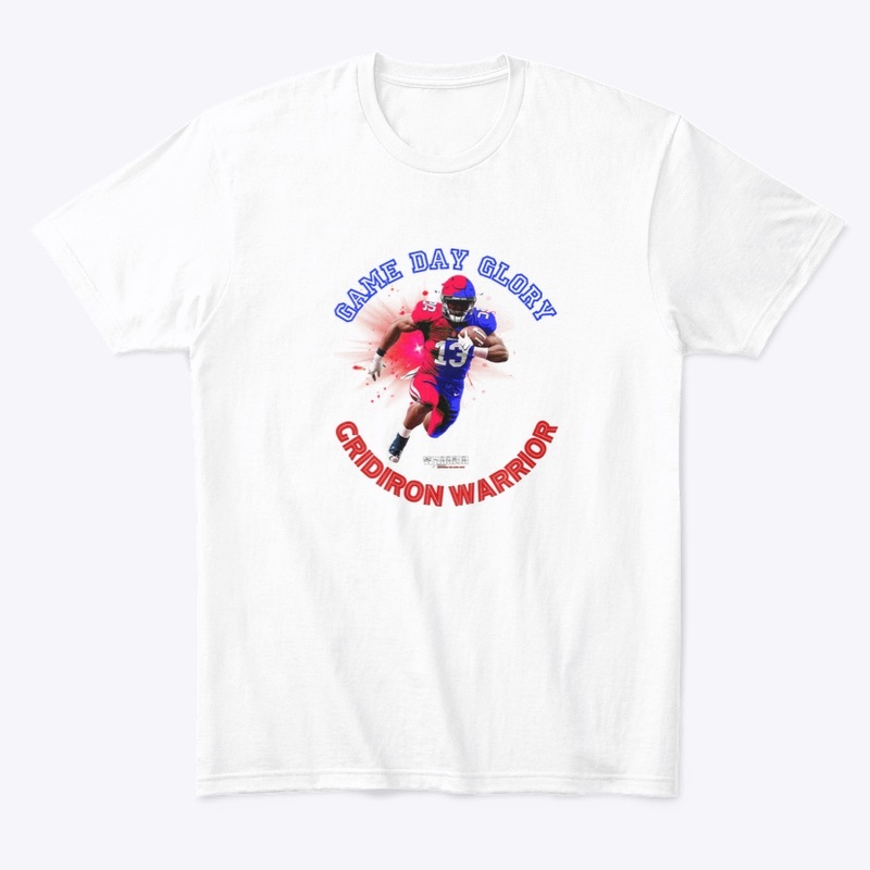 GRIDIRON WARRIOR Blue & Red print