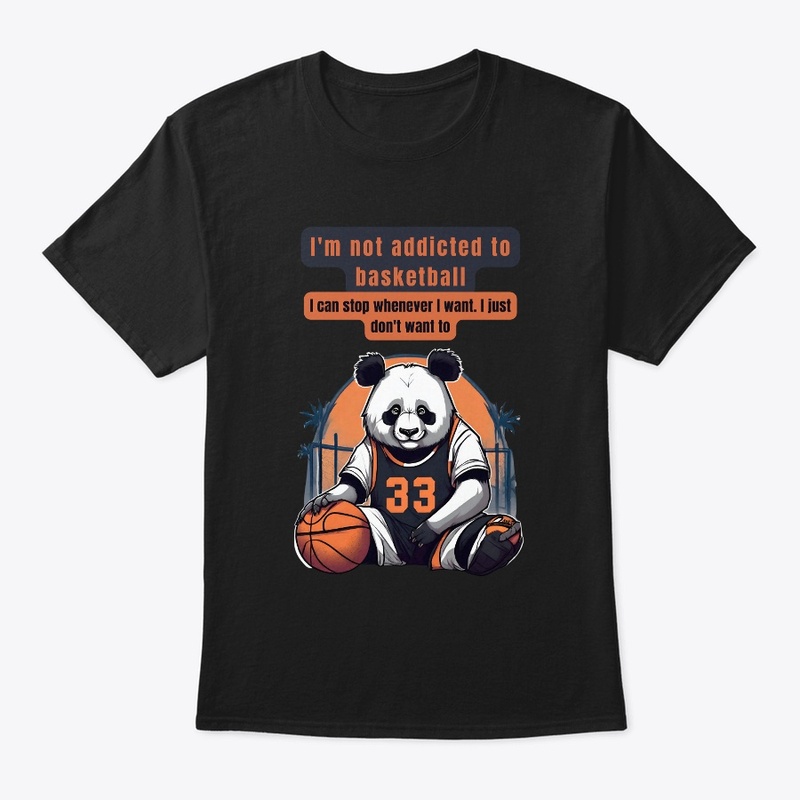 Get Cute Panda Basketball T-Shirts!